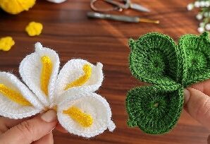 Aprende a tejer esta hermosa flor de crochet