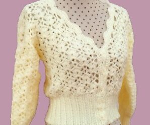 Como tejer un abrigo hecho a crochet