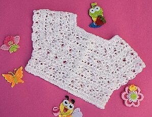 Como tejer un lindo canesu a crochet