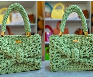 Tutorial para tejer hermoso bolso de crochet