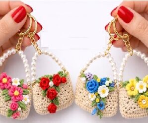 Aprende a tejer mini bolsitos crochet