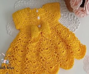 Aprende a tejer este vestido de niña