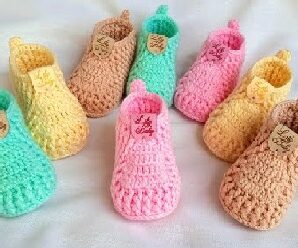 Aprende a tejer pantuflas para bebe