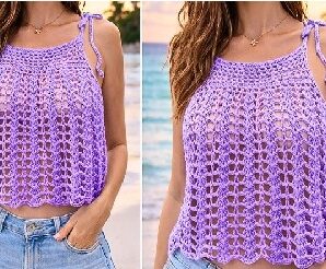 Como tejer preciosa blusa de crochet