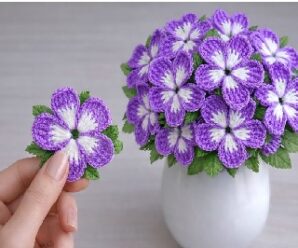 Como tejer lindas flores crochet