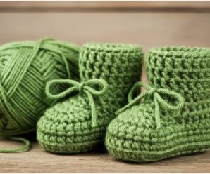 Tutorial para tejer botitas de bebe crochet