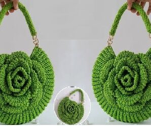 tutorial para tejer un lindo bolso crochet