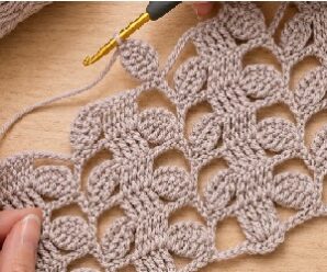 Tutorial para tejer un hermoso patron de ramitas